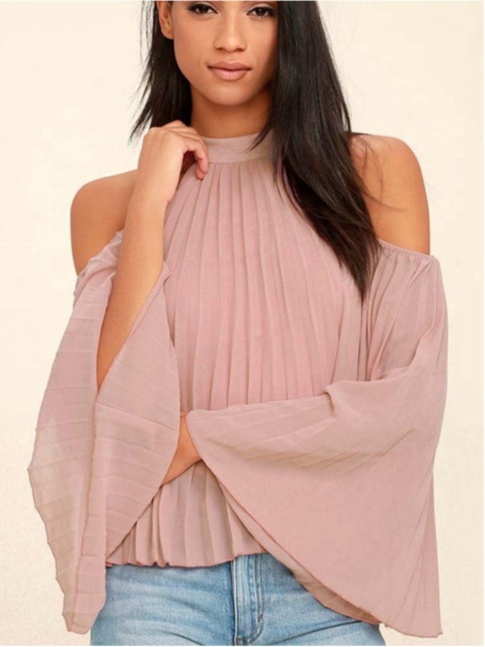 Casting LA Cheerful Little Earful Mauve Pink Top